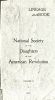 Cover to National Society of the Daughters of the American Revolution