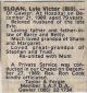 Lyle Victor (Bill) SLOAN
